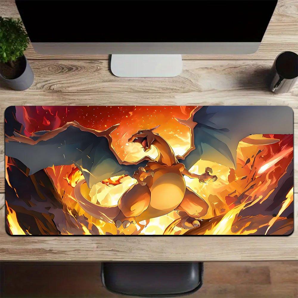 pc Charizard Large Mouse Pad Gengar computer mat Desk Mat keyboard mat Office Gaming Table Mat