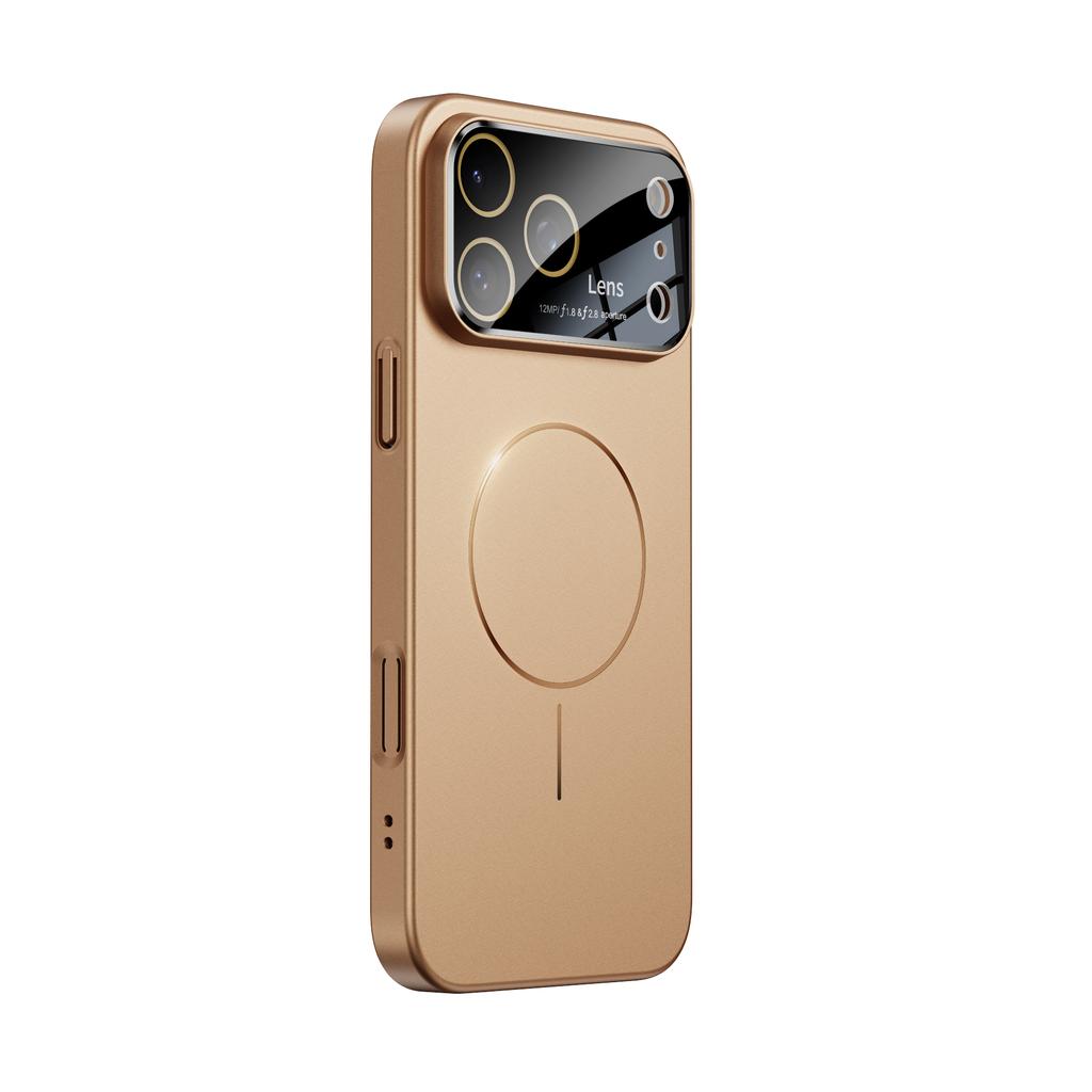 For iPhone 17 Pro Max Case Rubberized Skin Touch Magnetic PC Phone Cover Compatible with MagSafe