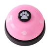Color Design Dog Training & Meal Bell - Stainless Steel Paw Print Design Durable & Child-Friendly Dogs Cats Toy Bell Palying