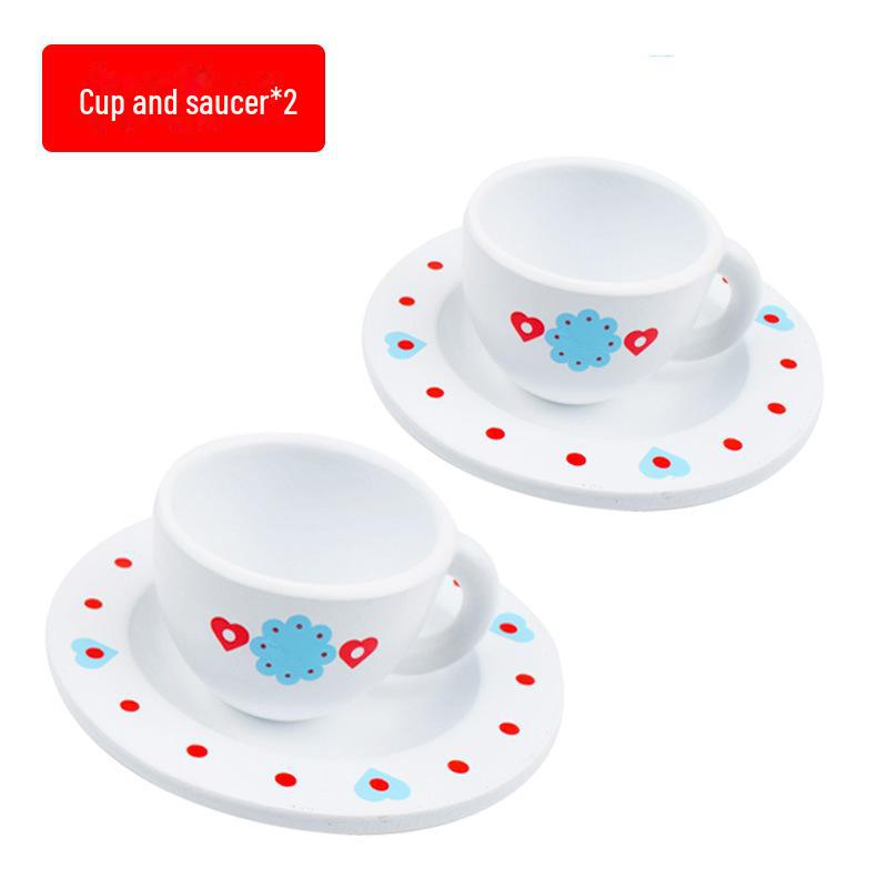 Yiwang Wooden Play Kitchen Toy Set Includes a Frying Pan and Hot Pot for Qieqi Le Cooking Fun.