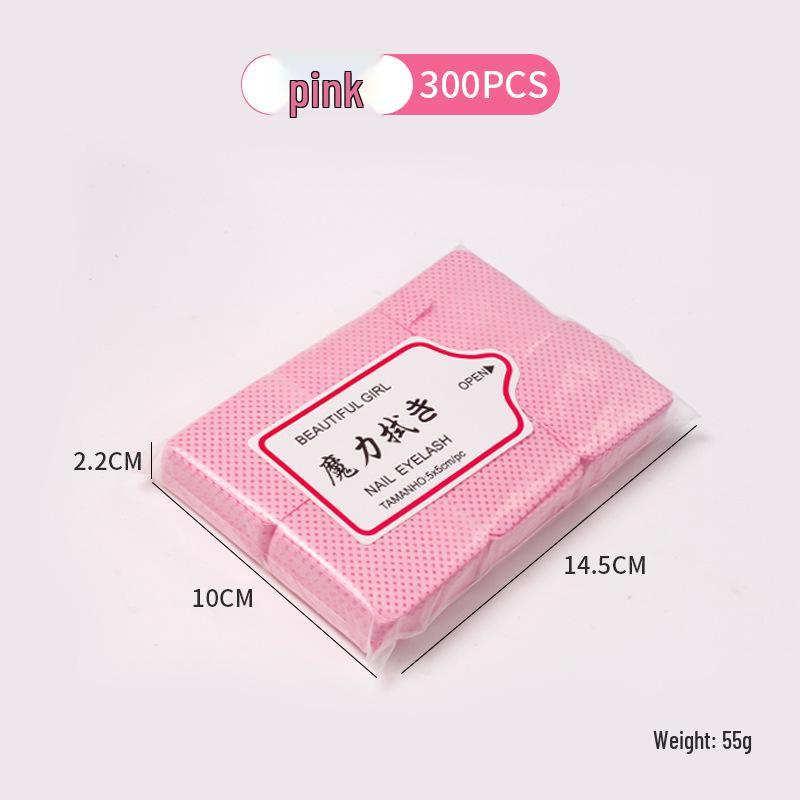 Lint-Free Nail Art and Eyelash Glue Cleaning Wipes