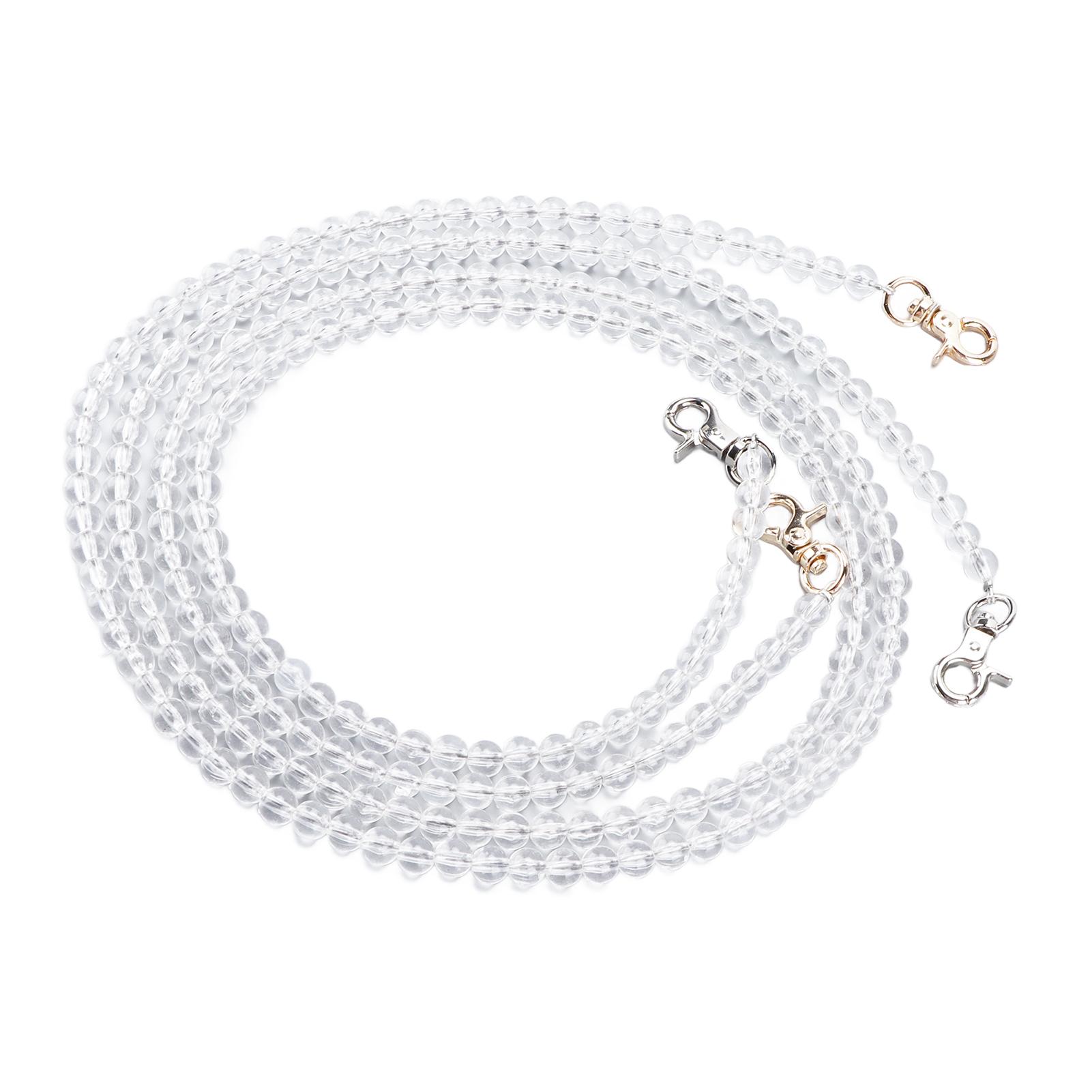 

Декорация из нитей бусин 8 мм Сделай сам Акриловые Прозрачные Блестящие Прямое Отверстие Занавеска Свадьба 1.2m / 3.9ft