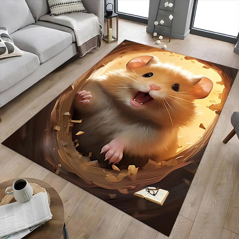 1PC Hamster Tunnel Carpet Ultra Soft, Thick & Absorbent, Non Slip Machine Washable Mat for Entryway