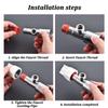 400Pcs Silicone Faucet Leak-proof Sealing Gasket Pipe Triangle Valve Washer Tap Hose Prevent Dripping   Leakage Plug Teflon Ta