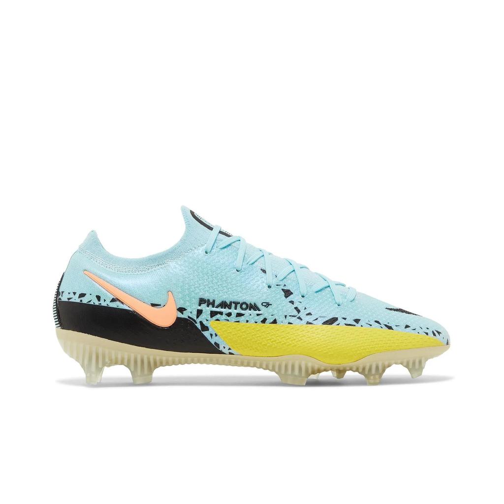 Nike Phantom GT2 Elite FG 'Glacier Ice Yellow Strike (Unisex) Glacier Ice / Yellow Strike / Sunset Glow / Black Soccer Shoes CZ9890 407