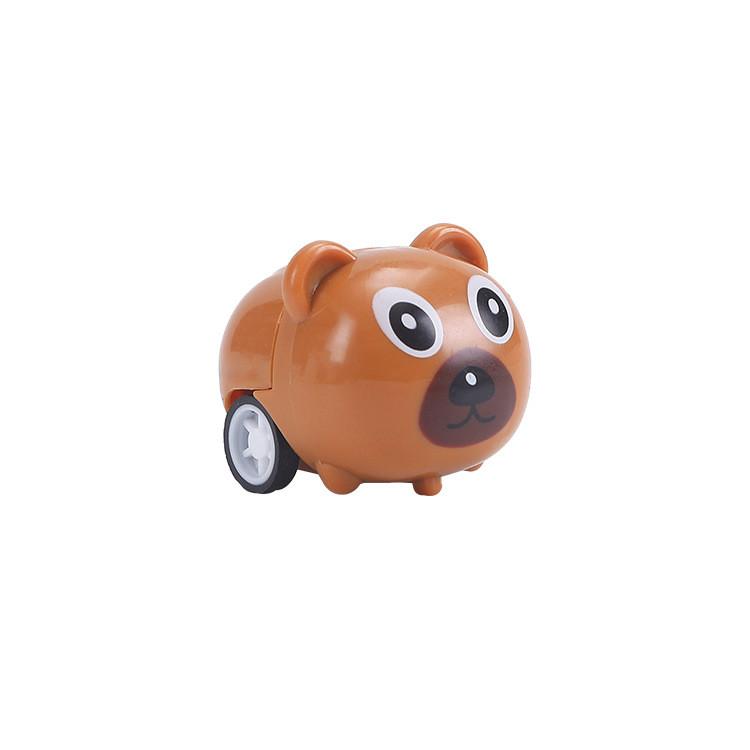 Monkey Kids Tiger Plastic Animal Car For Cognitive And Motor Skills Enhancement