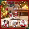 Wood Christmas Table Decoration Tabletop Ornament Decorative Kids Festival Decor Wooden Santa