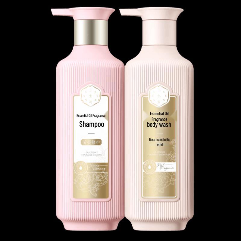 Sanshenghua Brightening Repair Shampoo & Wind Rose Bath Set