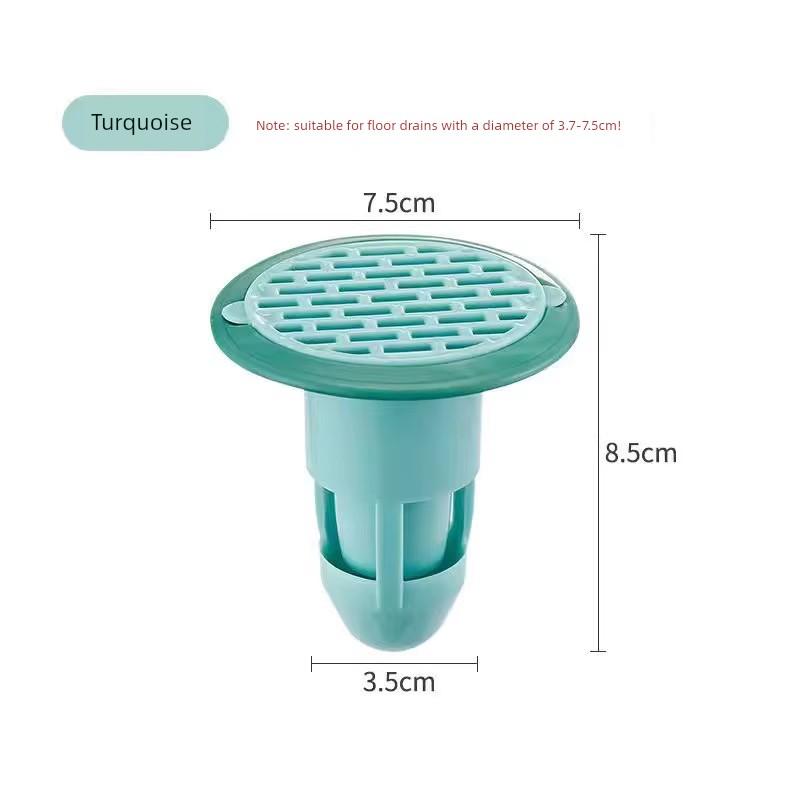 Anti-Odor Floor Drain Core, Universal for Bathrooms, Insect-Proof Hair Filter, Anti-Odor Device for Drain Pipes, Sealing Cover