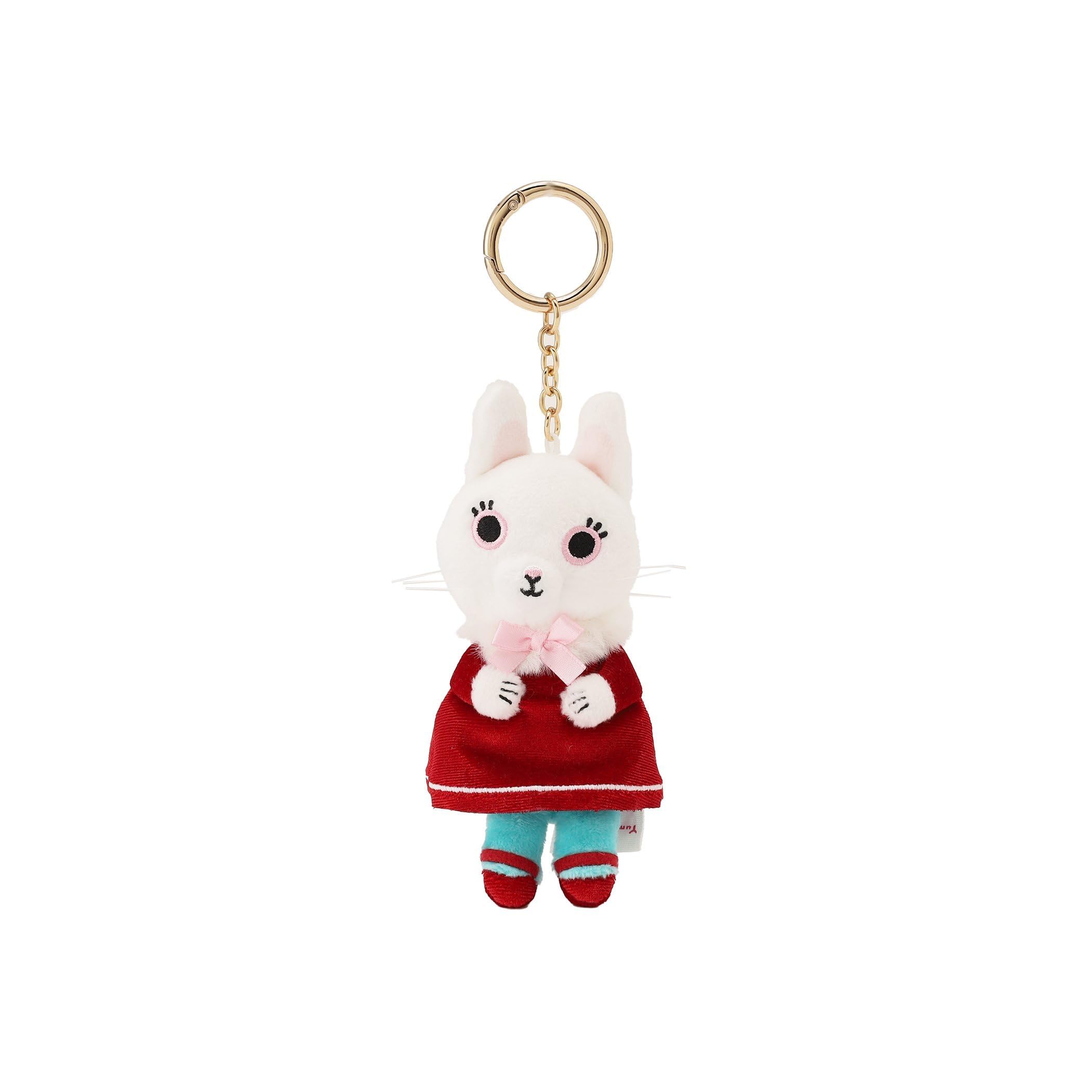 Afternoon Tea Living Keychain JQ16 Plush CharmYumi Kitagishi Rabbit White
