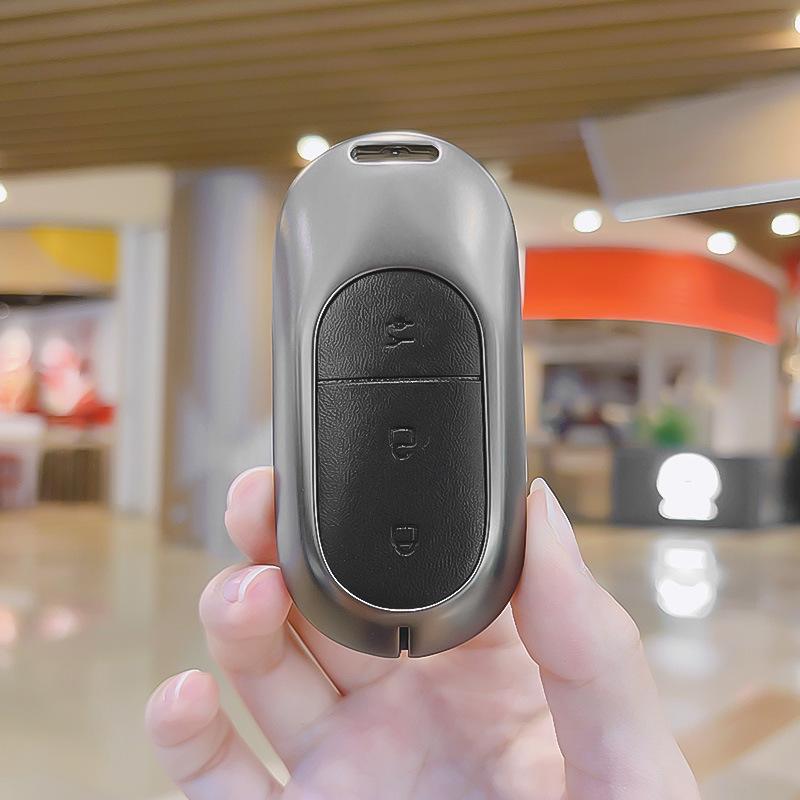 Metal Edge High-End Key Case for 25 Leapmotor Models: Compatible with B10, B01, C01, C10, C11, C16 Car Remote Controls