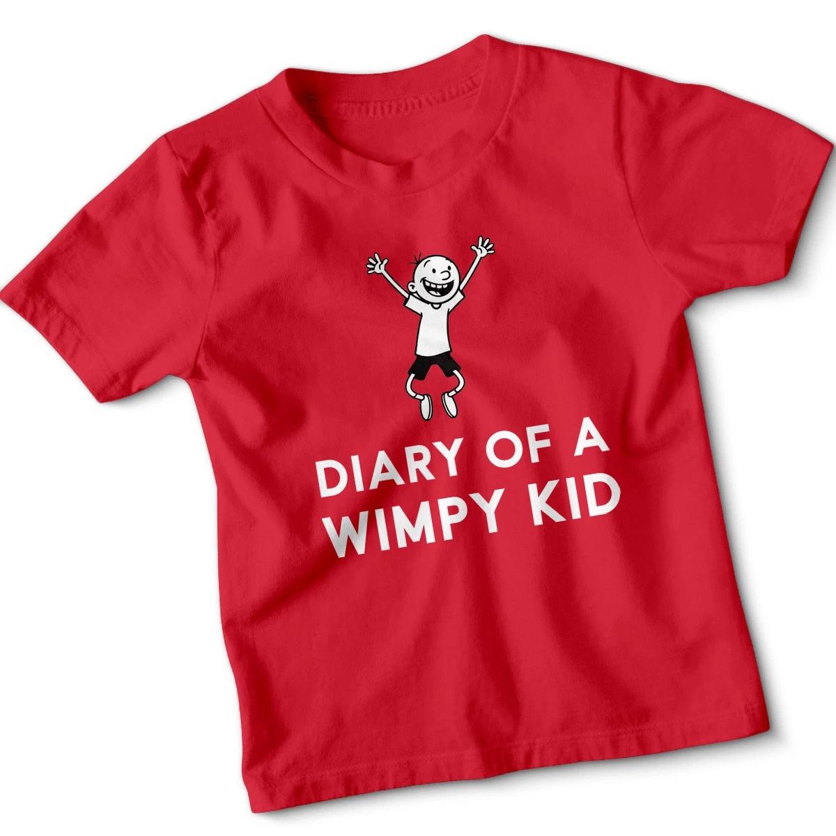 Kids World Book Day Tshirt Wimpy Diary Inspired Tee 160