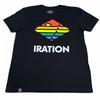Offizielles IRATION T-Shirt für Erwachsene Größe XL Schwarz Großes Logo Reggae Ska Roots Band