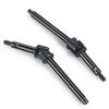 YEAHRUN 2PCS Steel CVD Front Axle Drive Shaft 48.5/52.5mm for 1:24 RC Crawler Car Axial SCX24 All Series Upgraded Parts