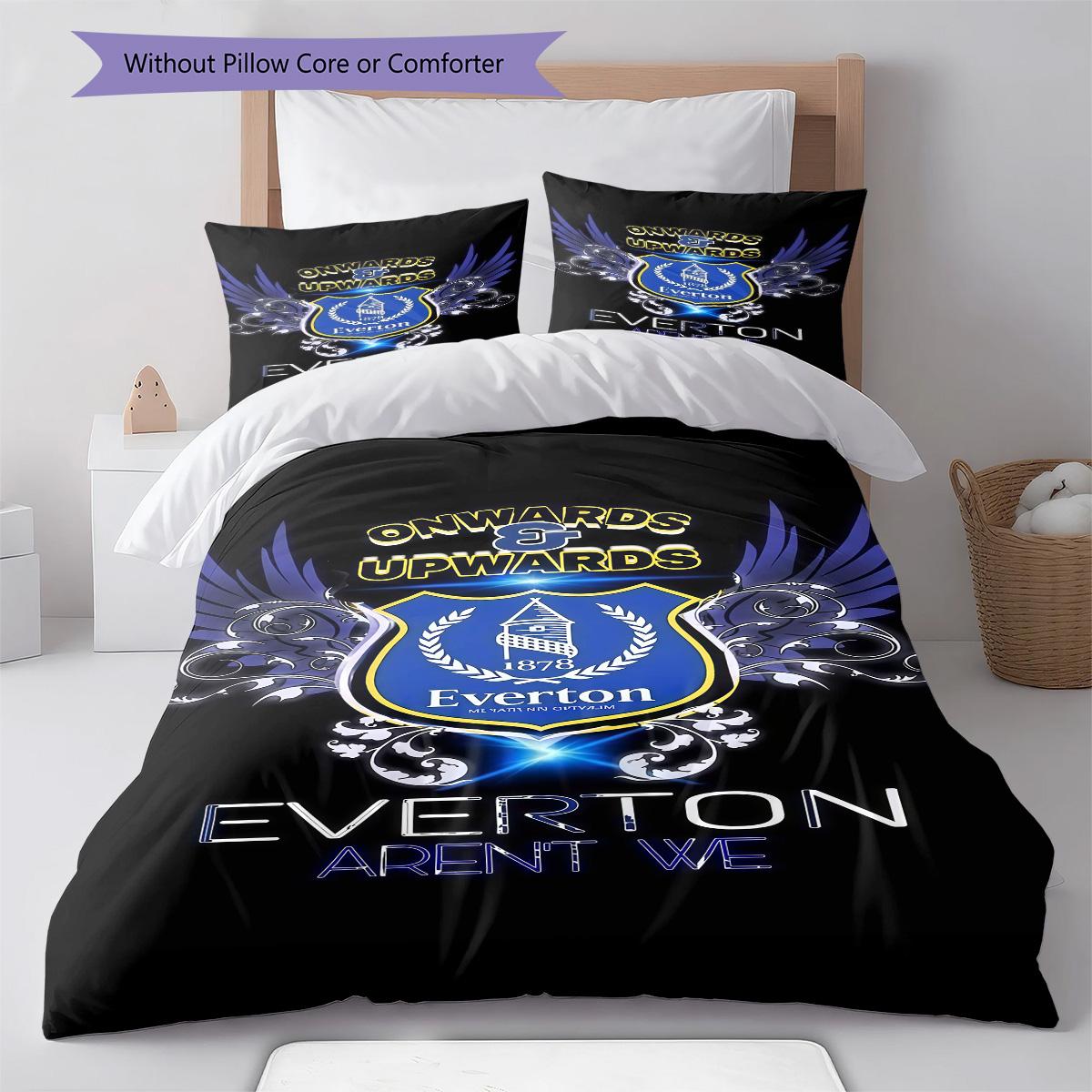 

The Blues logo Bedding Quilt Set Quilt Cover Pillowcase Home Decoration Birthday Gift (1 * duvet cover + 2 * pillowcase, without core) 135x200cm