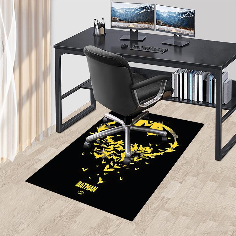 

Batman,Bat Swarm Office Carpet Chair Mats, Home Decor Dormitory Floor Protector With Anti-Skid Backing, Large Area Coverage, Christmas Decor 60cm by 90cm