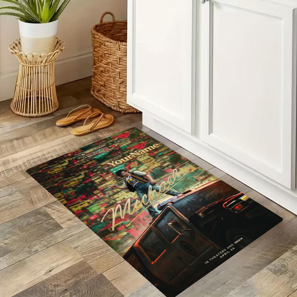 Michael Jackson Customize Your Name Kitchen Rug Runner Rug Laundry Mat Hallway Entryway The Best Gift Choice