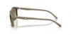 EMPORIO ARMANI matte gradient 5437G957 0EA4257U sunglasses, beige, brown, grey, 57mm,