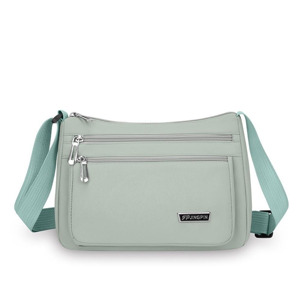 Sac bandoulière multicouche à plusieurs compartiments Sac léger en nylon pour femmes d'âge moyen Trajet