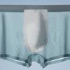 MiiOW 3st Herrunderkläder Ice Silk Space Capsule Boxershorts Tunna och stora antibakteriella kalsonger L-4XL