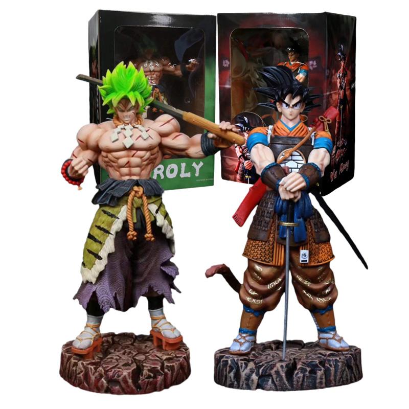 Yiran Toy 1 21Cm Anime Dragon Ball Z Figure Samurai Son Goku Broly Super Saiyan Action Figures Pvc Collection Model Doll Ornaments Playthings Present