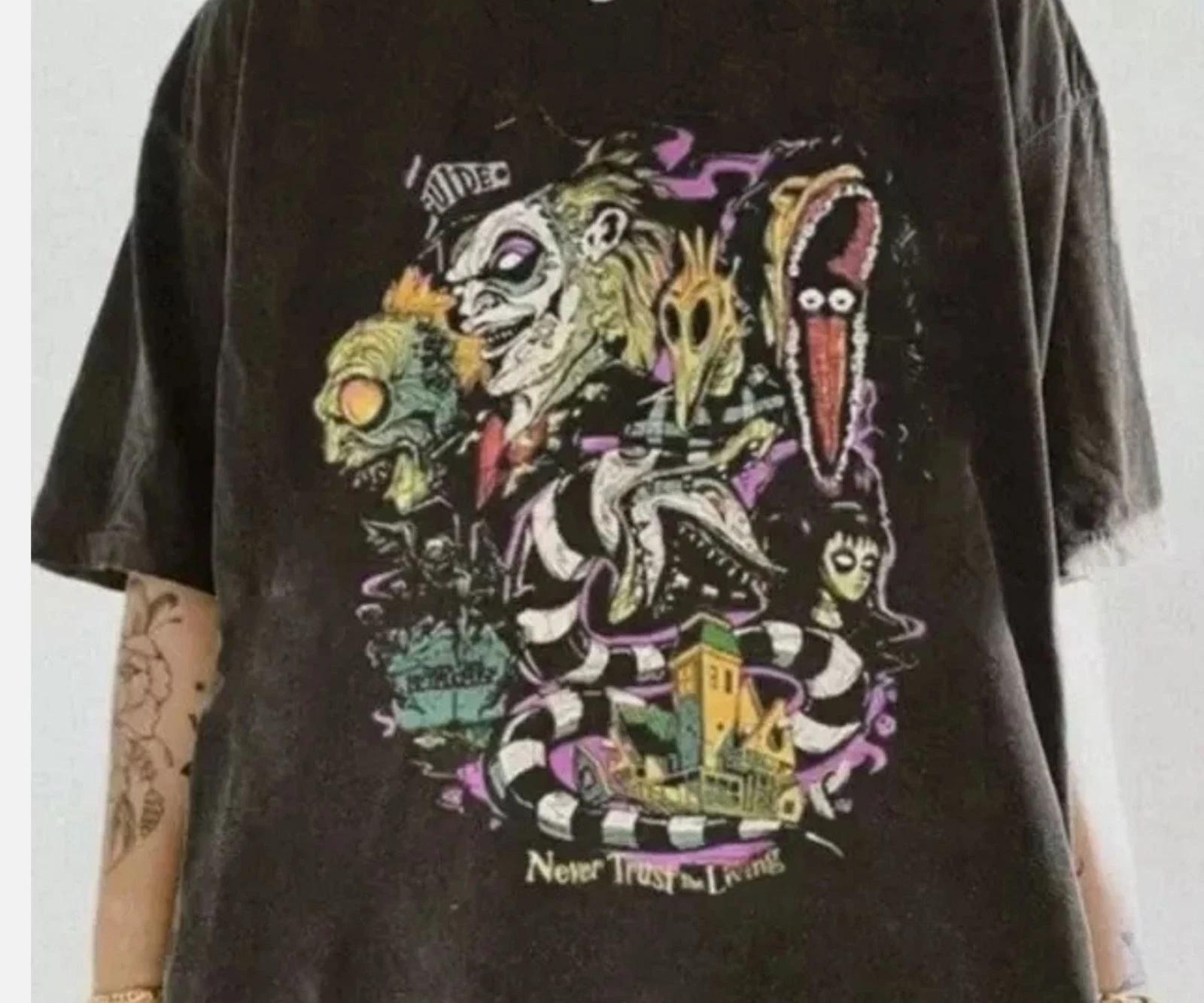 Beetlejuice Halloween T-Shirt, Vintage Horror Movie Shirt, Vintage Beetlejuice 3XL