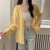 2025 Korean Chic Petite Knit Cardigan: Women's Early Spring to Winter Loose Sweater