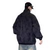 Men's Retro Tie-Dye Stand Collar Jacket - Winter Casual Loose Outerwear