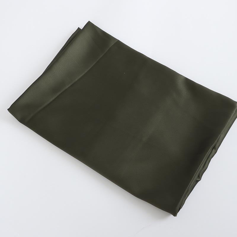 Middle Eastern Women's Sun Protection Imitation Silk Satin Headscarf