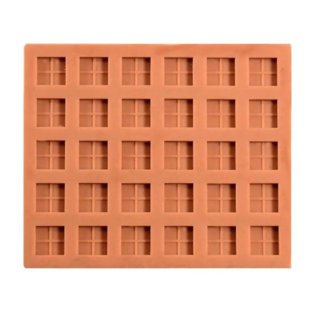 

Red Mini Brick Silicone Mold Building Making Handmade House Tile Model Mould Scene Model Building Bricks Miniature Brick Mold