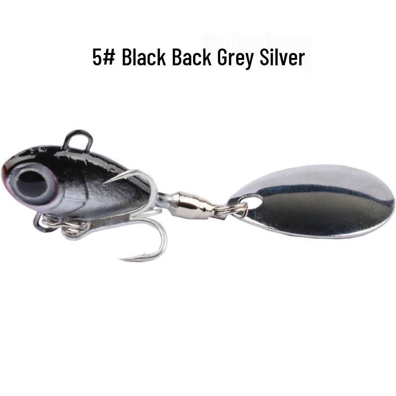 DouDou Mini VIB Cyclone Glitter Lure: Long-Casting Freshwater Iron Bait 8g