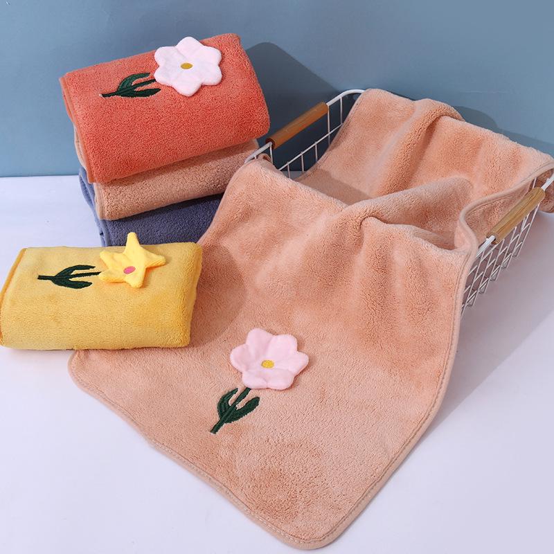 

Катионное впитывающее полотенце для лица из кораллового флиса 35x75 cm