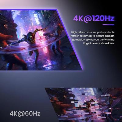 8K60 Ultra HD HDMI 2.1 Switch with Remote, 2 In 1 Out, Instant Switching