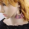 Women Fashion Bohemian Style Earrings Long Tassel Eardrop Dangle Earrings Jewelry