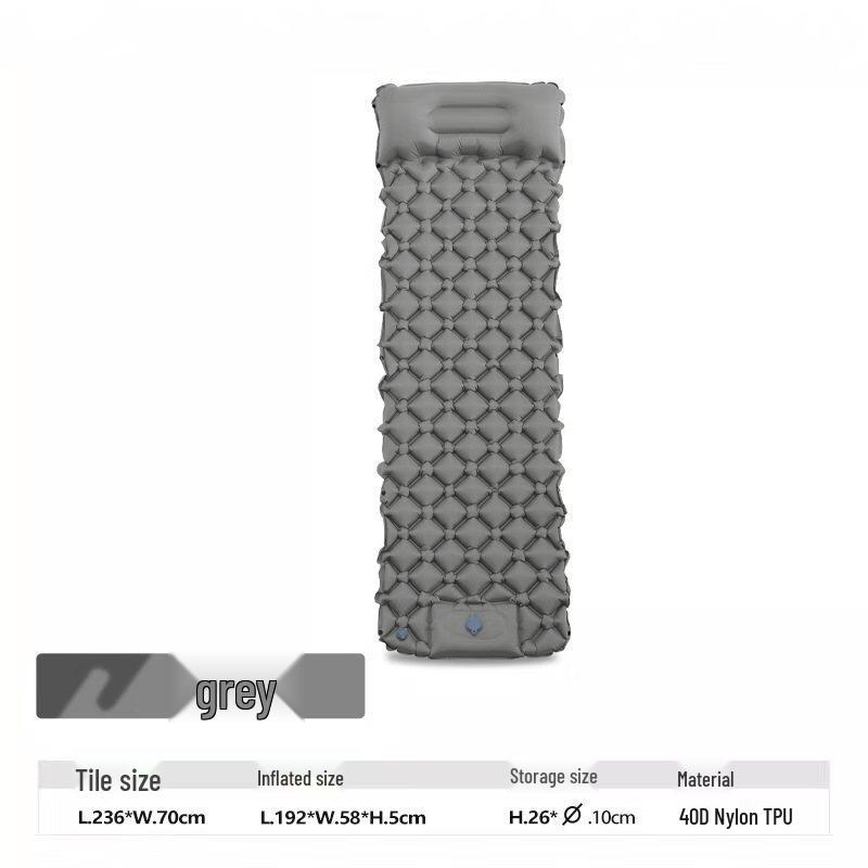 OEING Lightweight Press-Type Inflatable Camping Mat