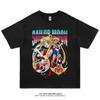 Sailor Moon T-shirt Men's and Women's Summer Cartoon Print Top Oversize T-shirt Loose Cotton Short Sleeves