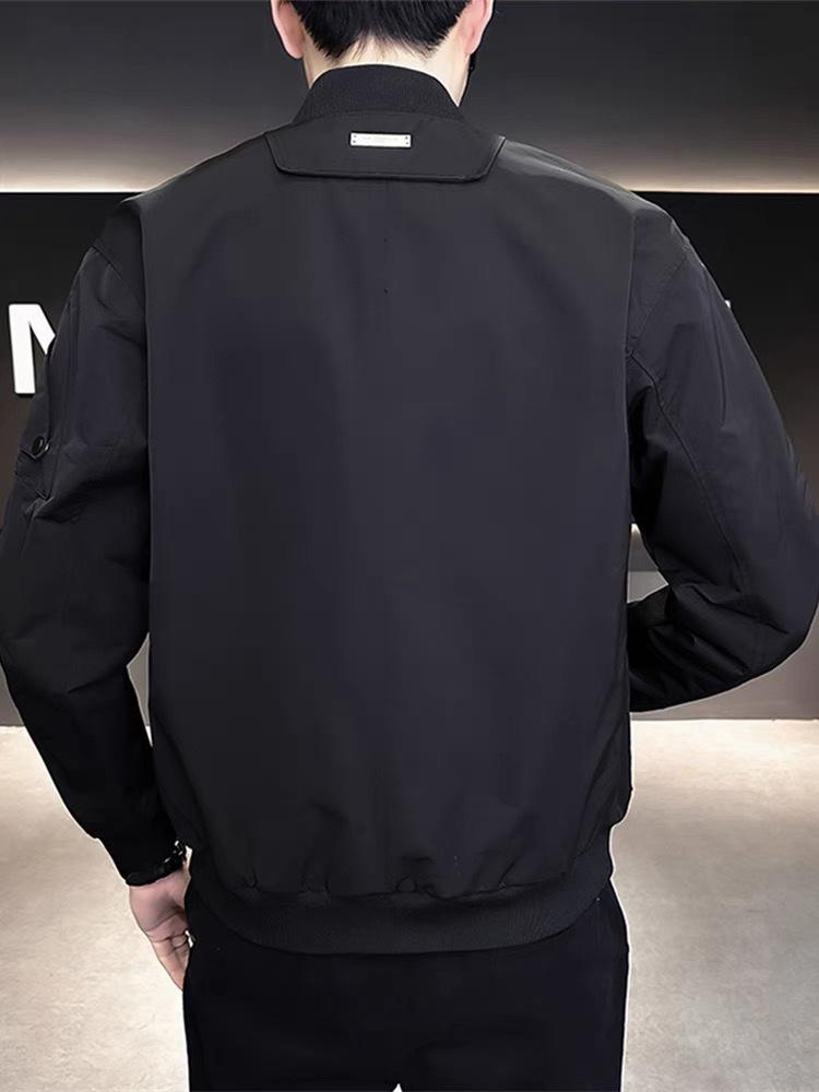 Stilvolle Bomberjacke für Herren: Frühling/Herbst 2025 - Trendig, High-End, Lässiger Baseball-Stil