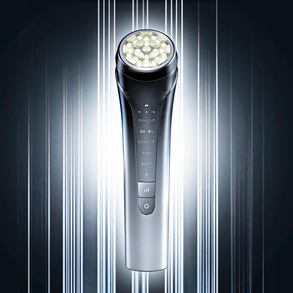 EMS Facial Beauty RF Facial Beauty Home Beauty Treatment with 4000mAh Large Eye Beauty Beauty Ion 6 3 4 Color Eye Skin Mouth Hot Cold Cooling Stain