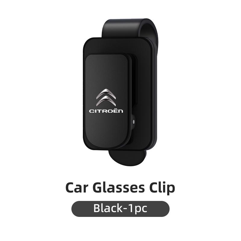 

Car Glasses Clip Sun Visor Sunglasses Organizer Holder Accessories For Citroen C4 C3 C5 C1 C2 Berlingo Celysee Cactus Picasso