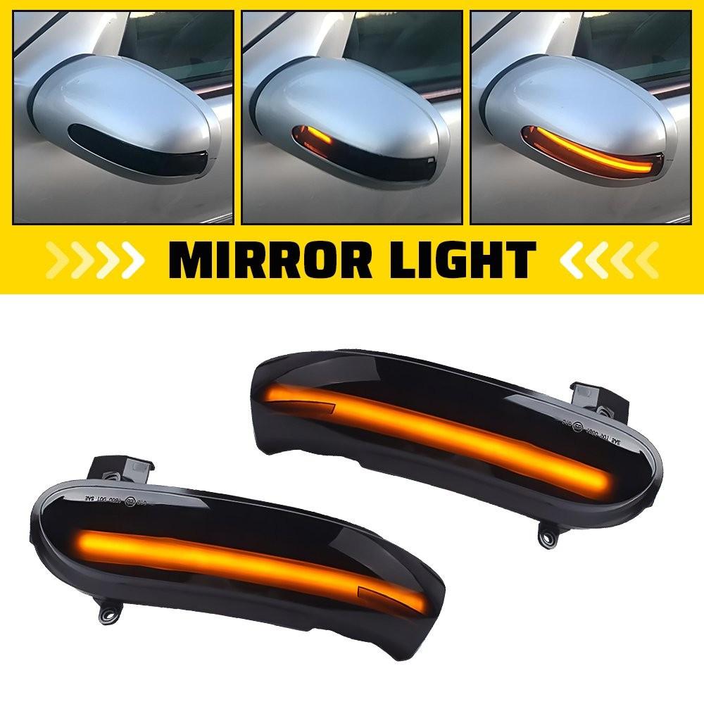 

2Pc Sequential LED Side Mirror Turn Signal Light for Mercedes SL-Class Benz R230