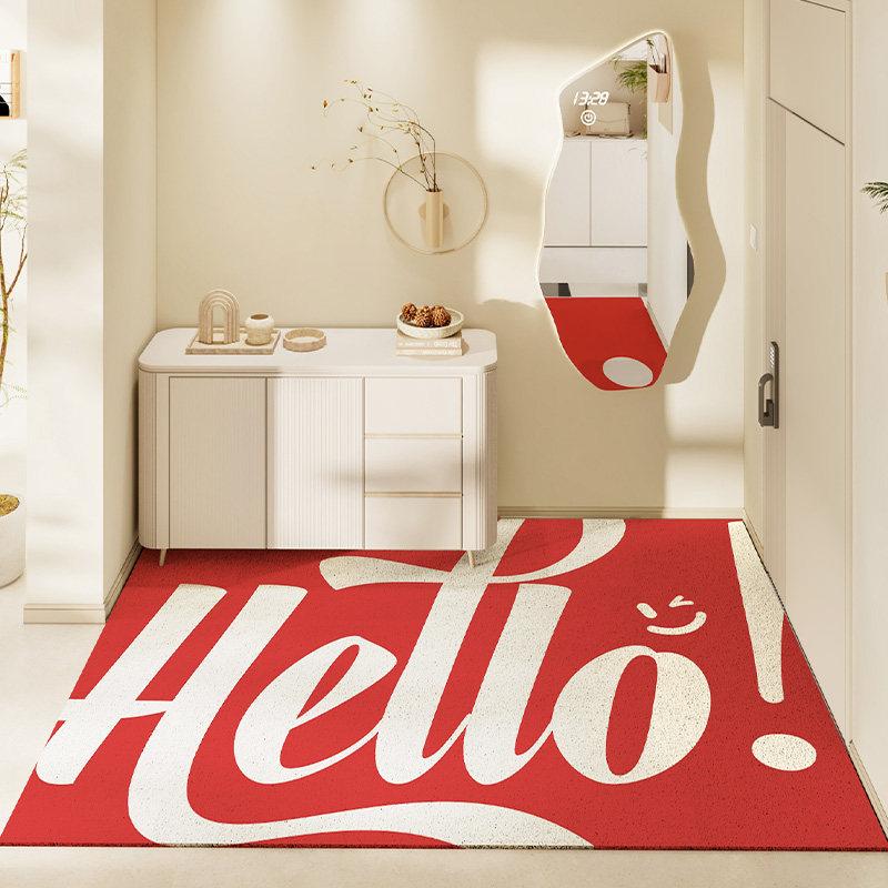 Silk Ring Floor Mat Entry Door Mat Dirt-Resistant And Wear-Resistant Entrance Foot Pad Scraping Mud Soil Pvc Floor Mat Can Be Cut