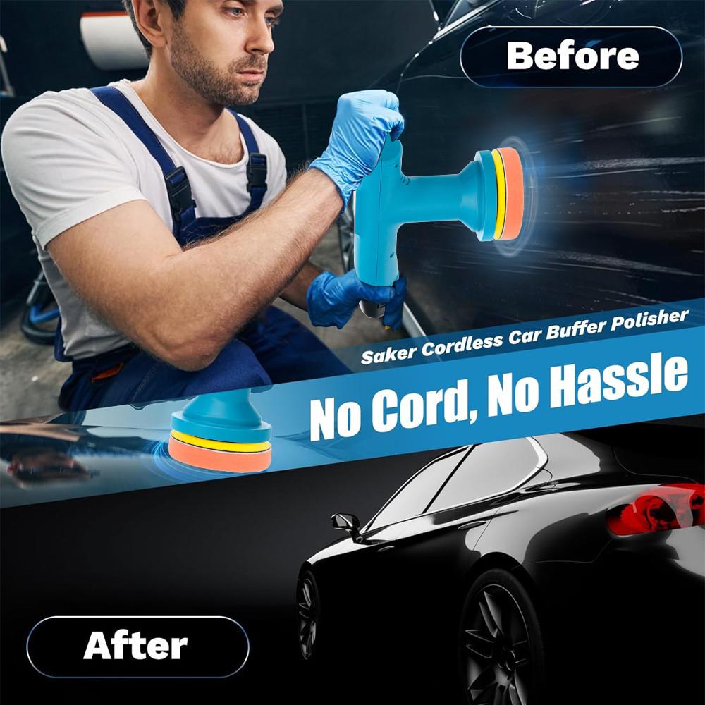 5000RPM Cordless Mini Polisher 9 Gears Car Electric Polishing Machine 12V Adjustable Speed Vehicle Polishing Power Tools