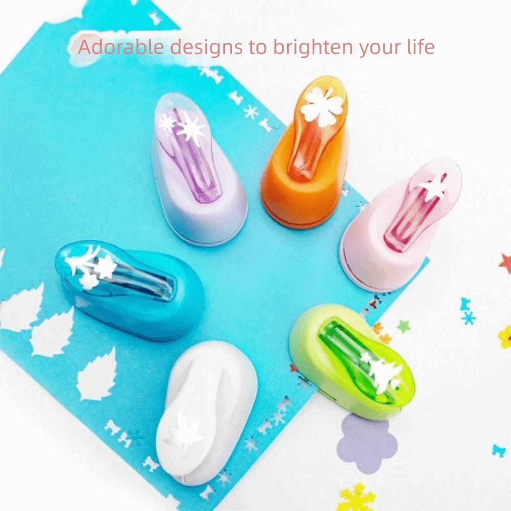 Máquina de Repujado de Papel de Ahorro de Mano Herramientas de Corte de Papel con Forma de Estrella Regalo Educativo