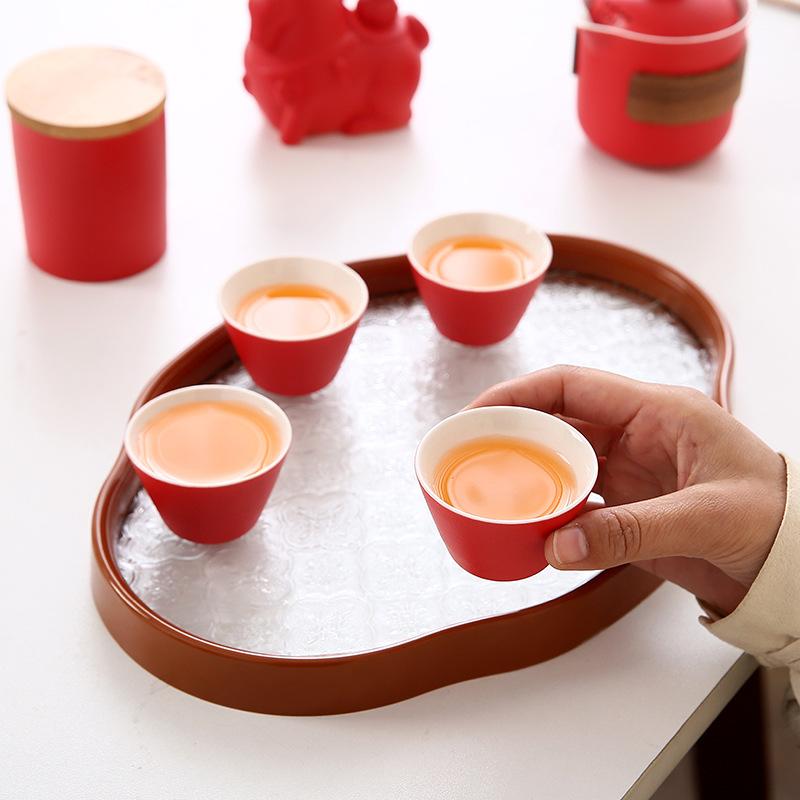 Forbidden City merchandise Immediately blessed tea set company banking activities festival business souvenirs can be done