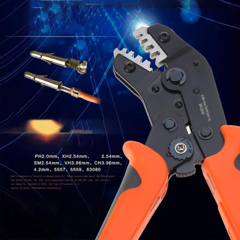 Crimping Tool,Zhushan SN-2549 AWG28-18 Crimper PH2.54/ 2.54/2.8/3.0/3.96/4.8/KF2510/JST Terminals