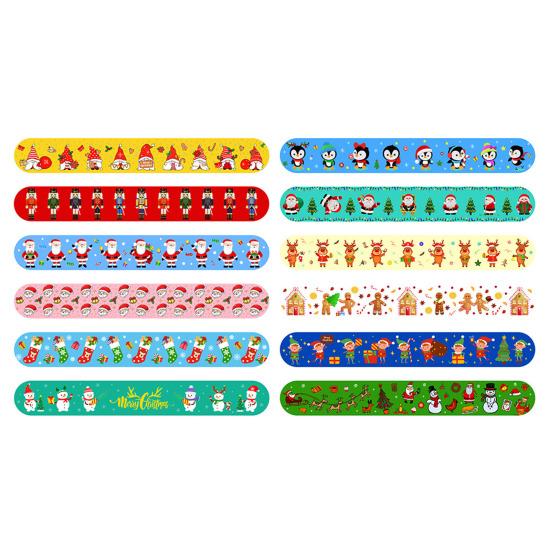 

12 шт. держателей для рулонов рождественской упаковочной бумаги, многоразовые рождественские плакаты, упаковка, организация хранения A