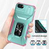 For iPhone SE (2022)/SE (2020)/8/7/6s/6 Case Camshield Kickstand TPU+PC Anti-Slip Phone Cover