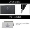 LANVIN en Bleu Round Zip Long Wallet, Black, 19.5x9.5x2.5