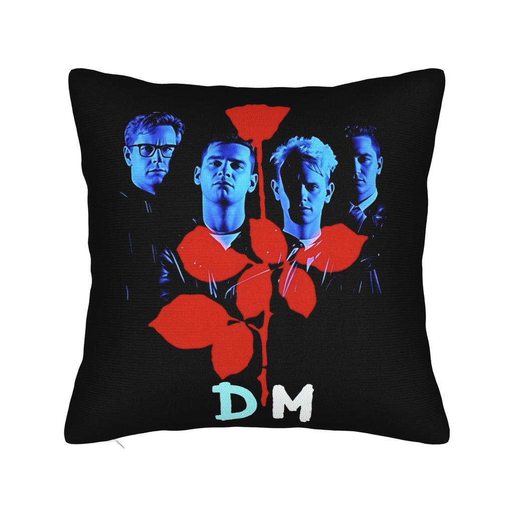 Depeches Band Mode Pillowcases Novelty Pillow Case For Living Room Bed Chair Comfy Pillow Cover
