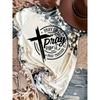 European and American Fashion Letter Print Women's T-shirt